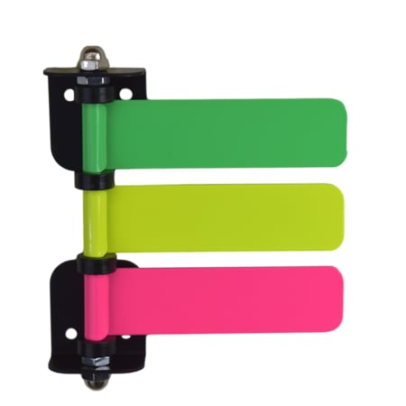 Omnimed High Visibility Neon Exam Room Flags (4", 3 Flag) 291883